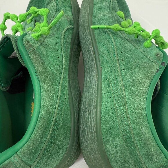 Puma Haribo Kids Suede Lace-Up Sneakers Green Size 1 Gummy Bear Logo Accents - Picture 15 of 16